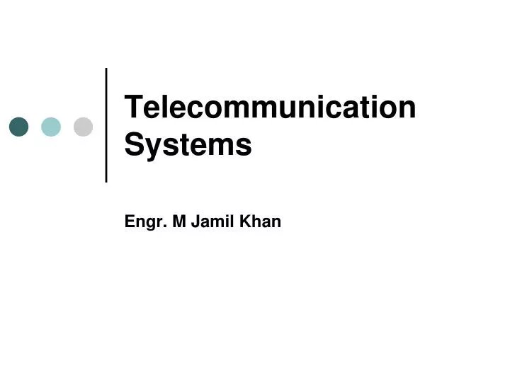 telecommunication systems n.