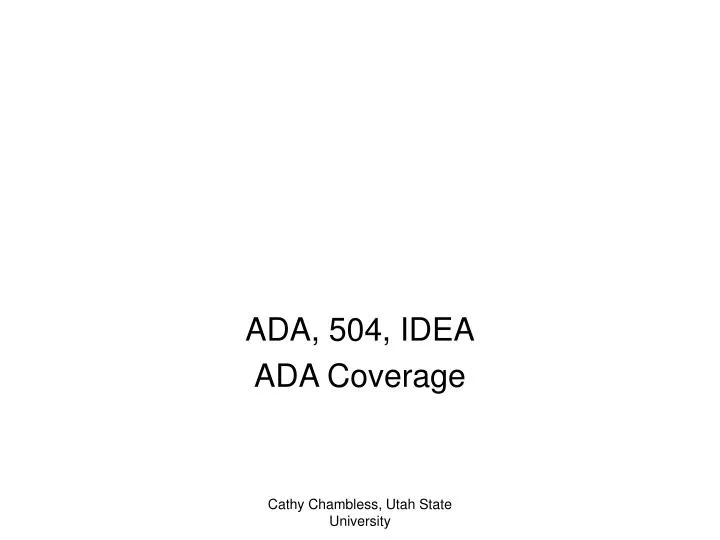 ada 504 idea ada coverage n.