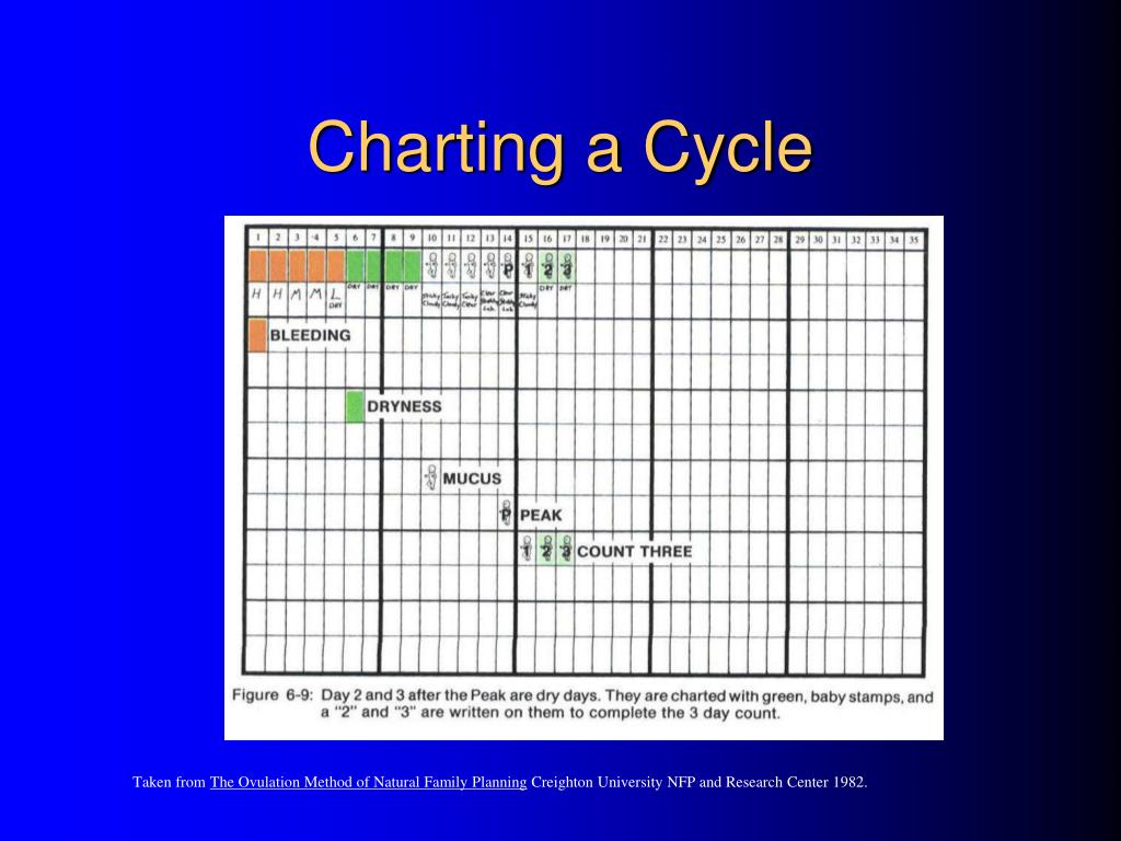 Creighton Method Chart