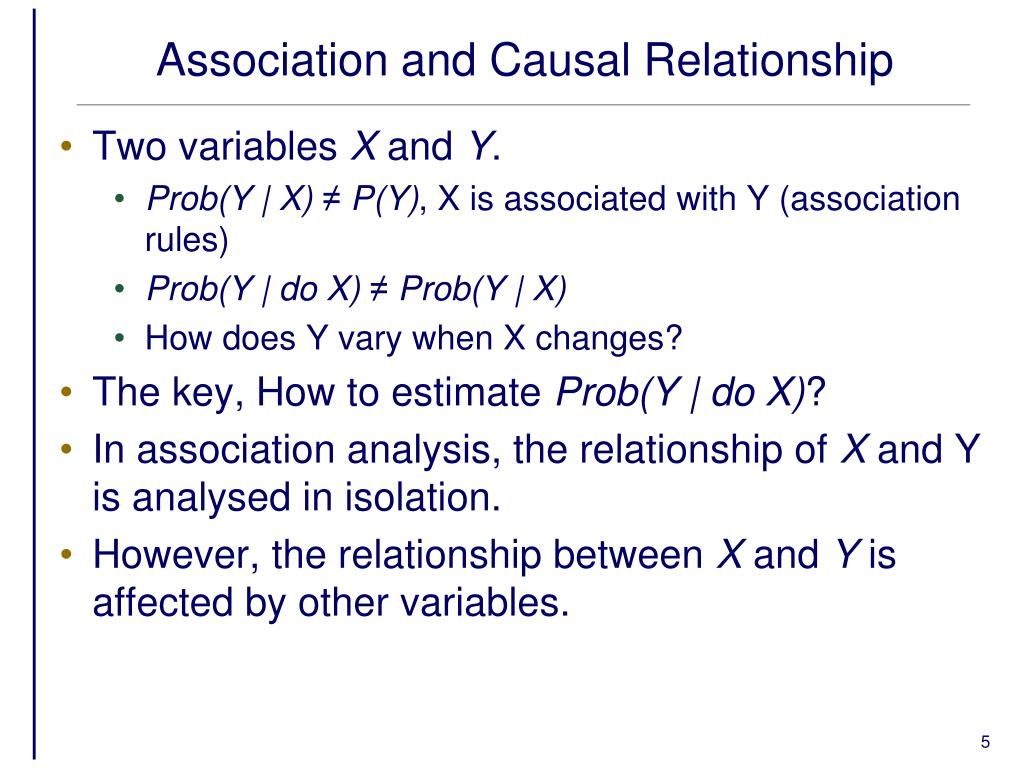 what is causal association mean