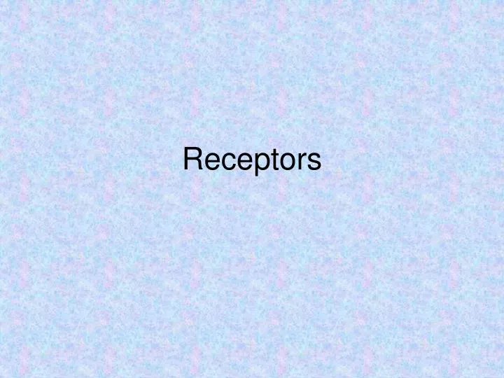receptors n.