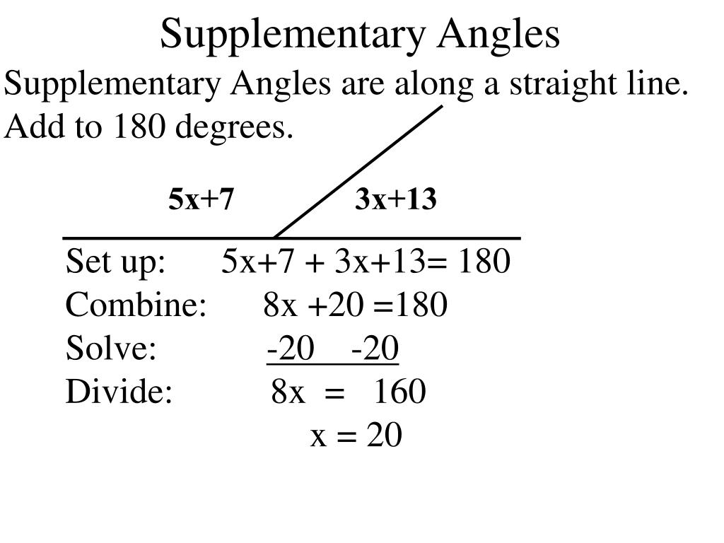 the supplementary angle of 105.2