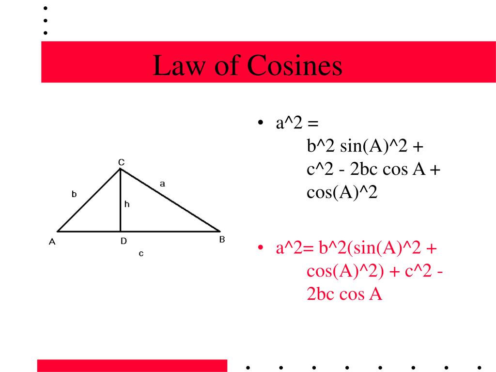 Ppt Law Of Cosines And Sines Powerpoint Presentation Free Download Id 6410032