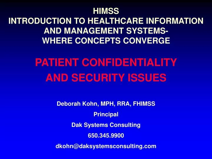 Unit 5health Management Information System Hmis Health