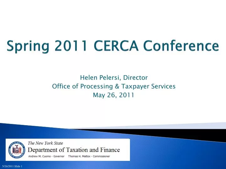 spring 2011 cerca conference n.