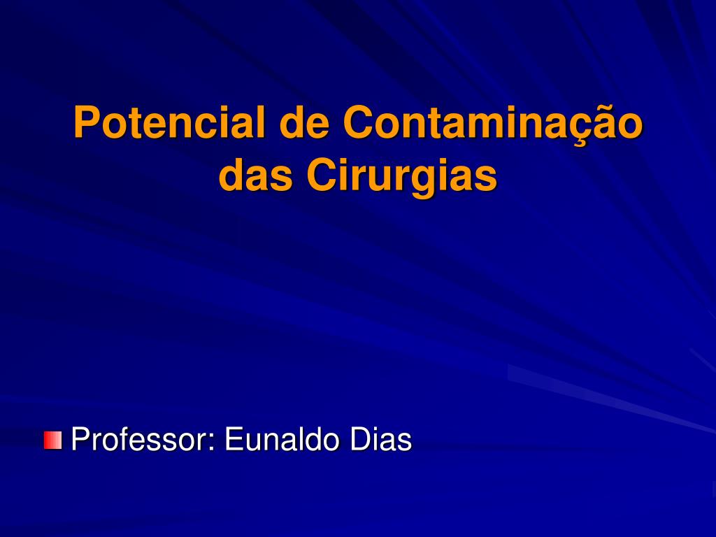 Enfermagem assistencia cirurgica cirurgia potencial contaminação tcnicas paciente Descreva Sobre O Potencial De Contaminação E Cite Um Exemplo