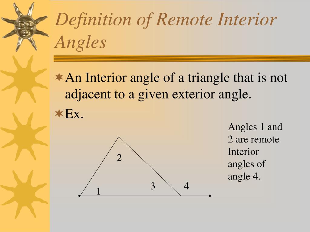 Ppt The Triangle Sum Theorem Powerpoint Presentation Free