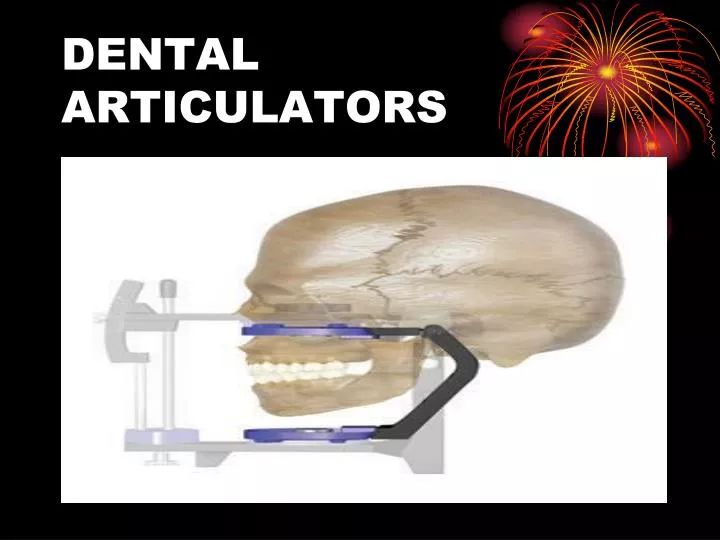 PPT DENTAL ARTICULATORS PowerPoint Presentation, free download ID