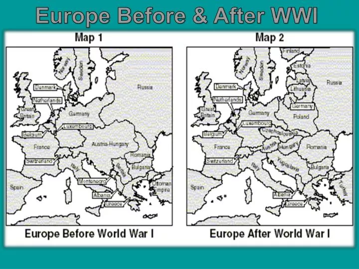 Ppt Europe Before After Wwi Powerpoint Presentation Free