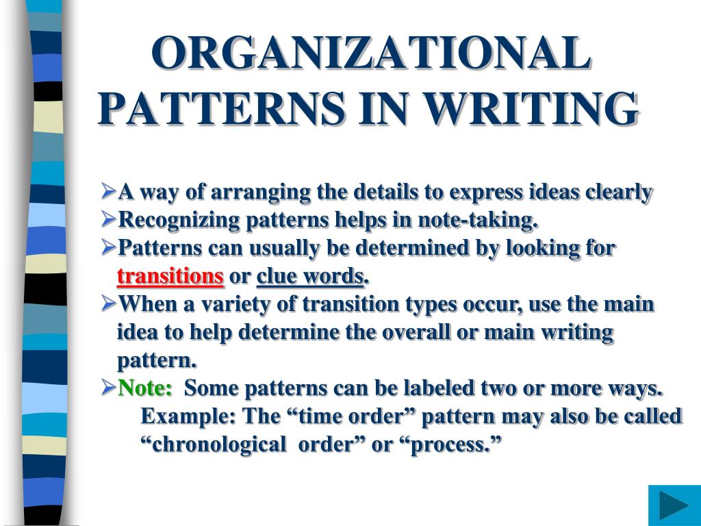 PPT Organizational Patterns PowerPoint Presentation, free download