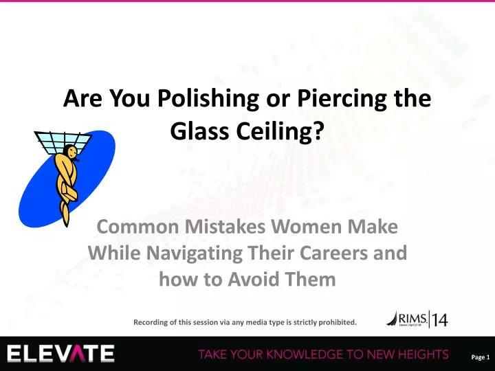 Ppt Are You Polishing Or Piercing The Glass Ceiling