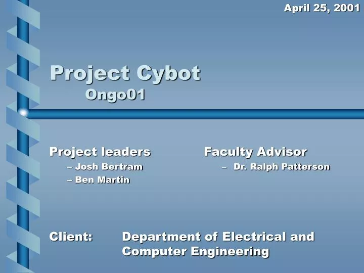 PPT - Project Cybot Ongo01 PowerPoint Presentation, free download - ID ...