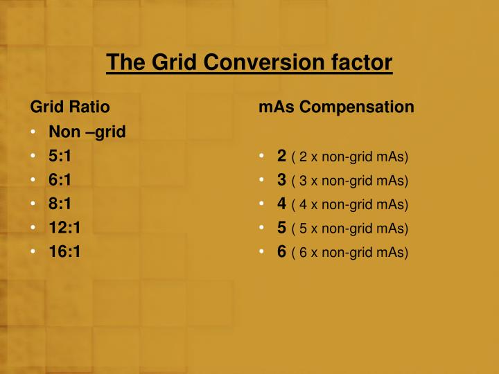 PPT Radiographic Grids II PowerPoint Presentation ID6418199