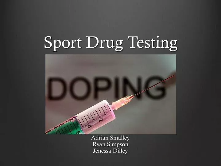 sport drug testing n.