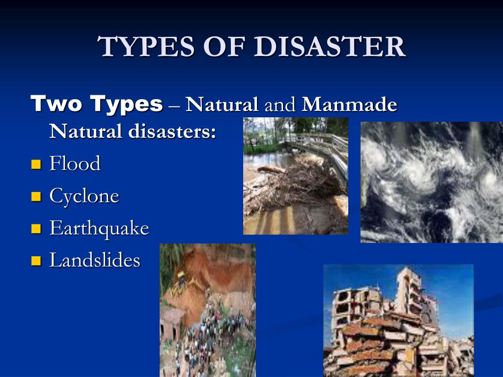 Disasters questions