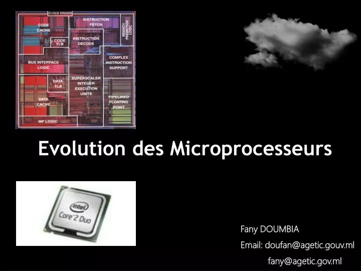 PPT - Evolution des Microprocesseurs PowerPoint Presentation, free ...