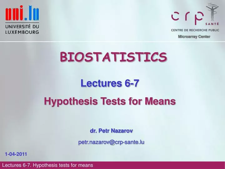 PPT - Microarray Center PowerPoint Presentation, free download - ID:6428272