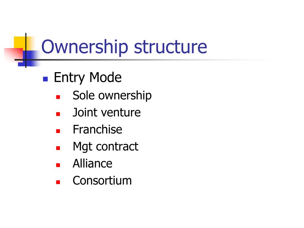 Ownership In Development PPT - INTERNATIONAL REAL ESTATE DEVELOPMENT: ENTERING NEW MARKETS ...
