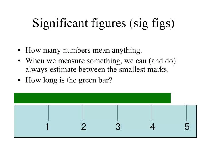 PPT Significant figures (sig figs) PowerPoint Presentation, free