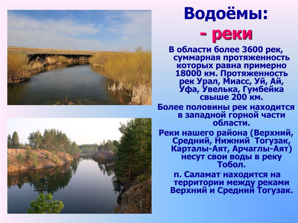 Какие реки есть в оренбурге. Информация о водоемах. Презентация на тему водоемы. Водоемы родного края. Сообщение о водоемах.