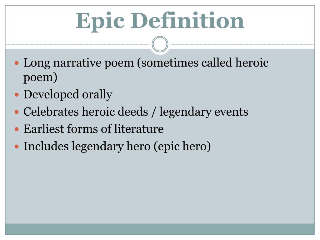 epic meaning in cs