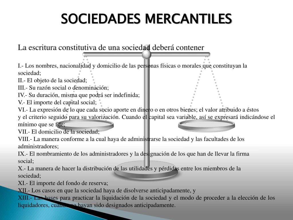 PPT SOCIEDADES MERCANTILES PowerPoint Presentation free download ID6434931