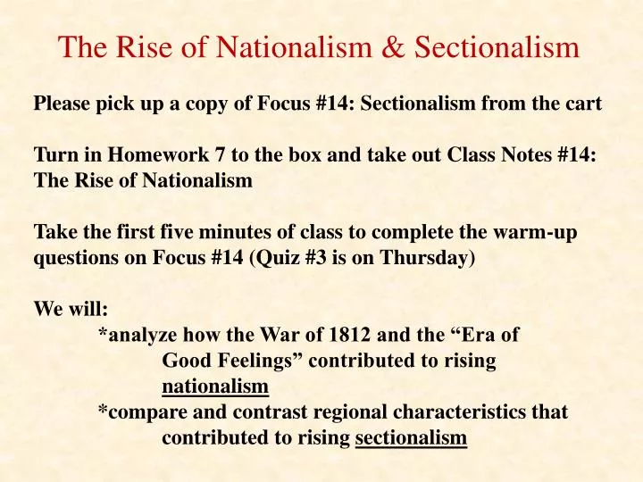 assignment nationalism/sectionalism report card