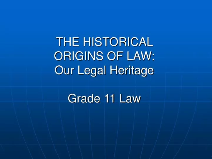 what is the origin of law Legal history or the history of law is the study of how law has evolved and why it changed legal history is closely connected to the development of civilisations and is set in the wider context of social history. what is the origin of law Legal history or the history of law is the study of how law has evolved and why it changed legal history is closely connected to the development of civilisations and is set in the wider context of social history.