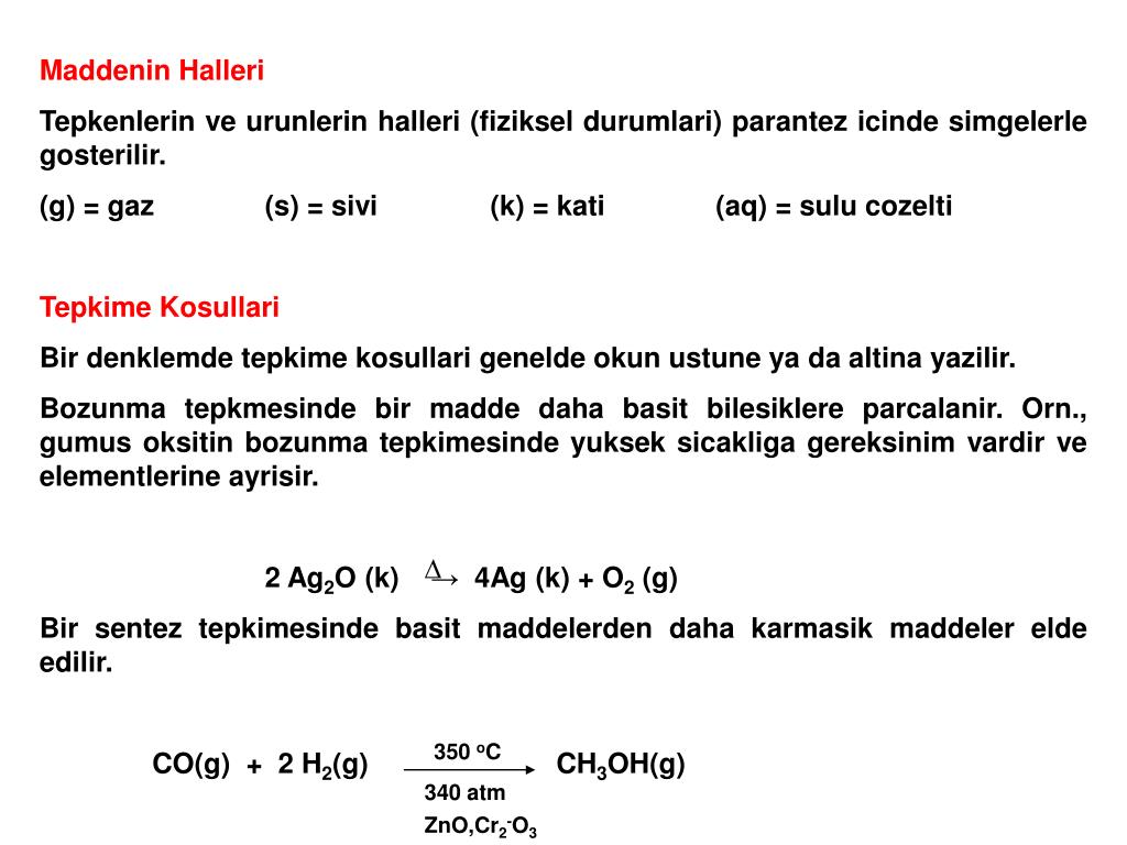 Basit maddeler Basit maddeler