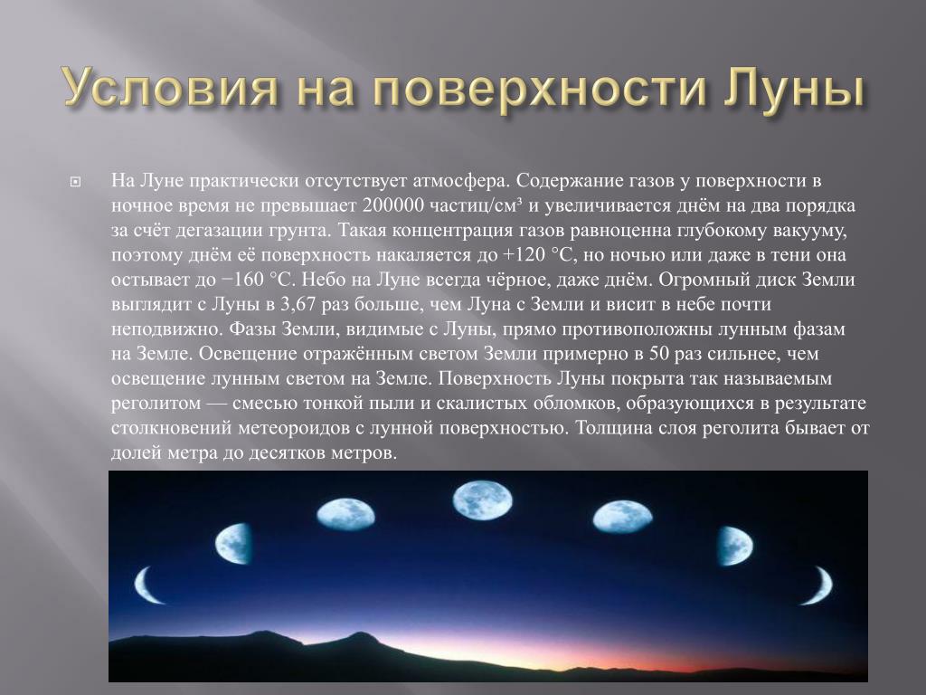 Физическое явление луны. Условия на поверхности Луны. Физические условия на Луне. Условия на поверхности. Физическая природа Луны.