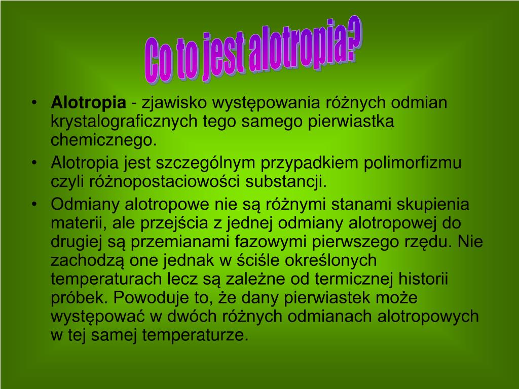 Odmiany Alotropowe Węgla I Ich Właściwości PPT - Alotropowe odmiany węgla PowerPoint Presentation, free download
