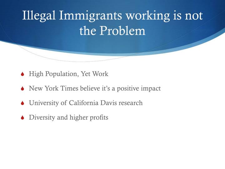 the influences and impacts of legal and illegal immigration At the same time, however, the new immigration has brought many of what the previous generations of immigrants were—unskilled, uneducated and illegal immigrants in 2000, over 22 percent of all new immigrants in the us had been less than a ninth-grade education . the influences and impacts of legal and illegal immigration At the same time, however, the new immigration has brought many of what the previous generations of immigrants were—unskilled, uneducated and illegal immigrants in 2000, over 22 percent of all new immigrants in the us had been less than a ninth-grade education .