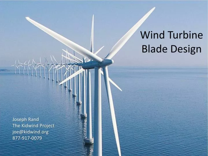 wind turbine blade template