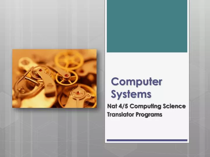 PPT - Computer Systems PowerPoint Presentation, free download - ID:6444513