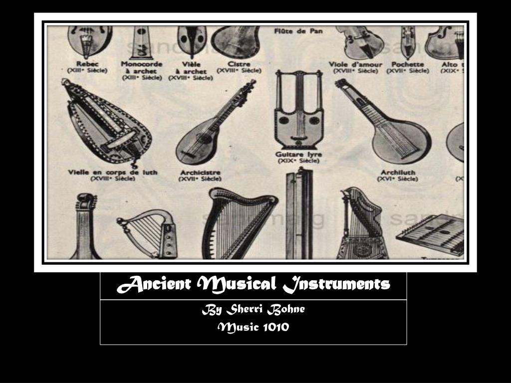 Ancient musical instruments names online