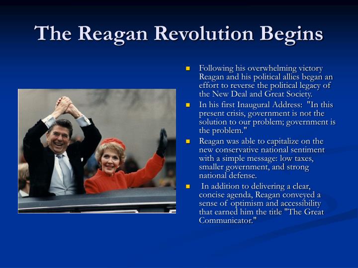Ppt The New Right And The Reagan Revolution Powerpoint Presentation