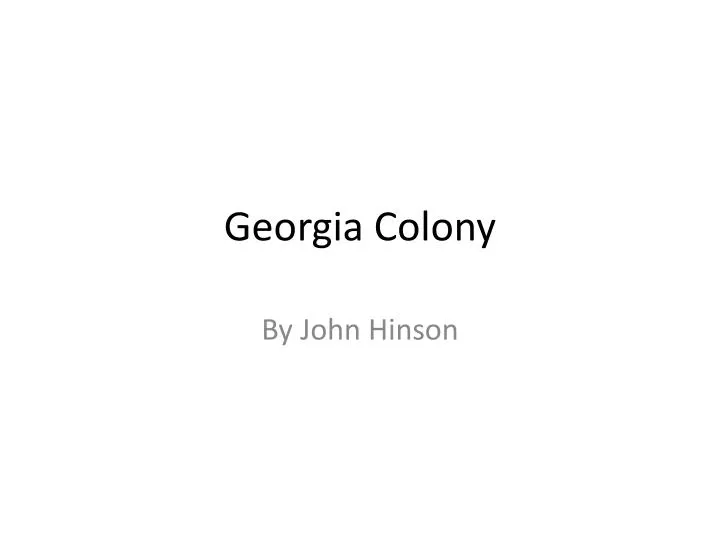 PPT Colony PowerPoint Presentation, free download ID6445690