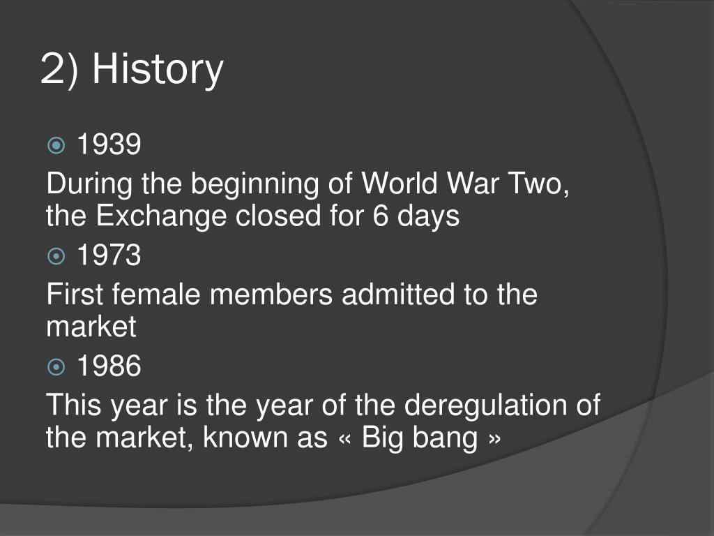 PPT Stock market history in the UK PowerPoint Presentation, free