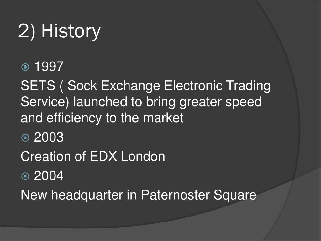 PPT Stock market history in the UK PowerPoint Presentation, free