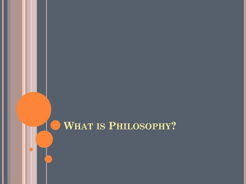 presentation about philosophy