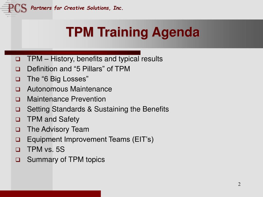 PPT Total Productive Maintenance PowerPoint Presentation, free