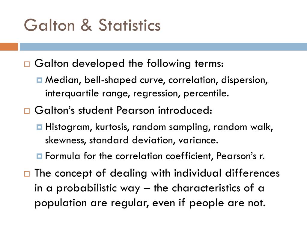 galton statistics galton statistics