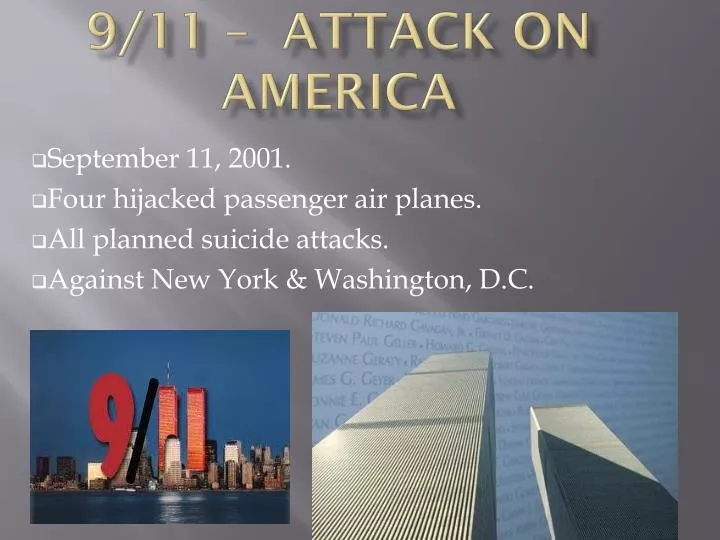 a presentation about 9/11