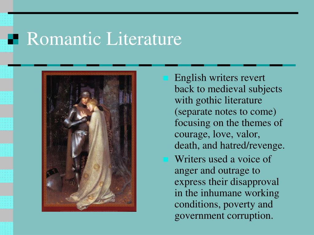 research topics for romantic literature