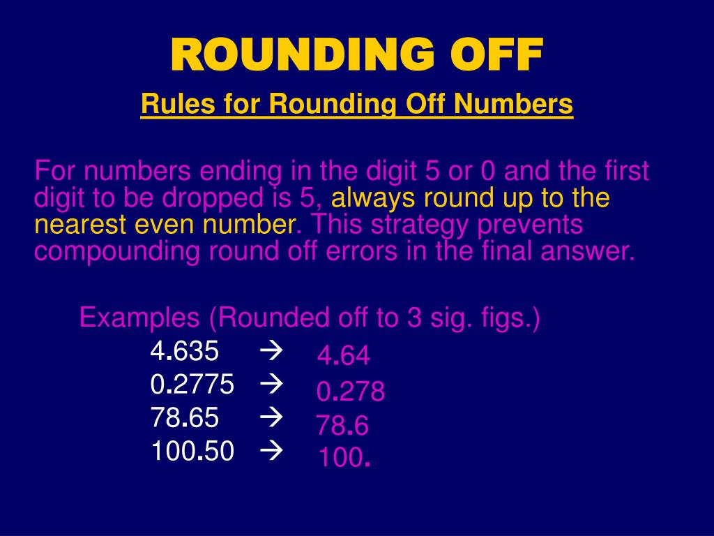 powerpoint presentation on rounding off numbers