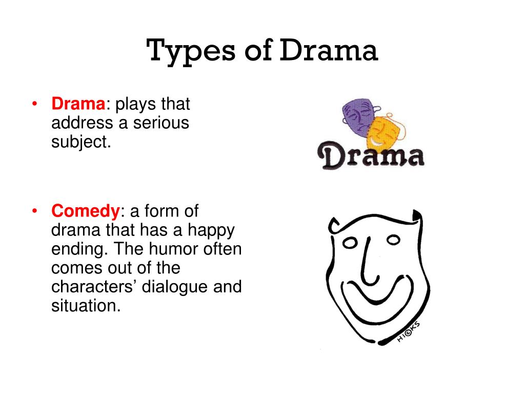 what are the types of drama in creative writing