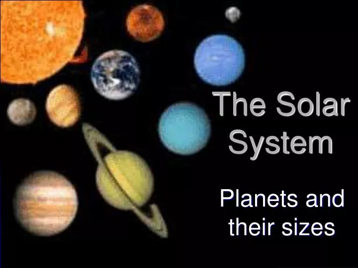 presentation about solar system in english