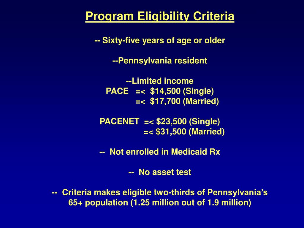 PPT Supplementing PACE through Medicare Part D Thomas Snedden