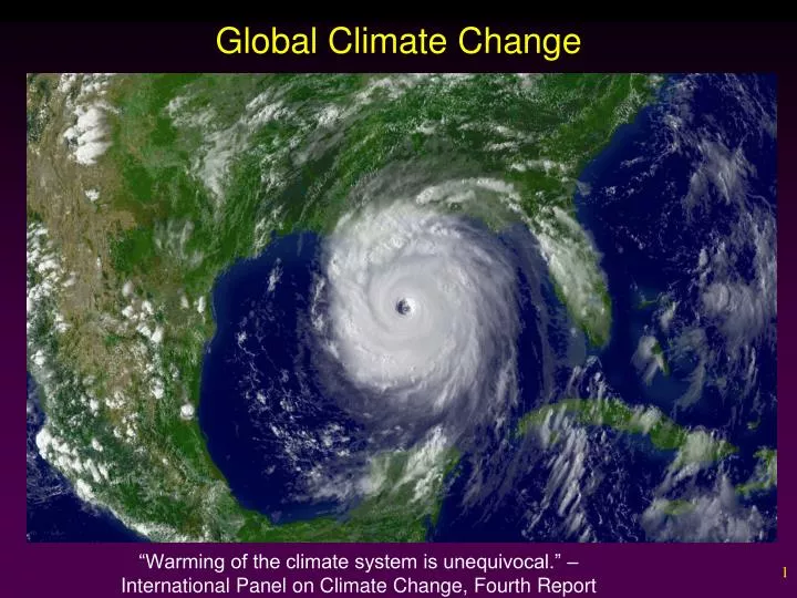 global climate change n.