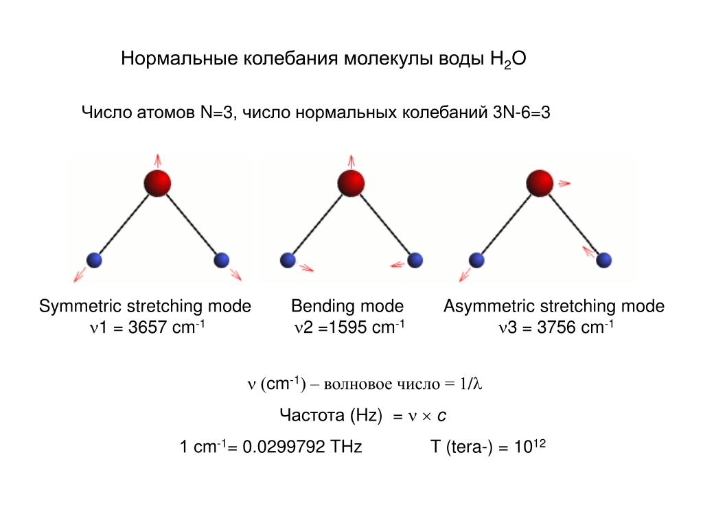Колебания молекул Колебания молекул